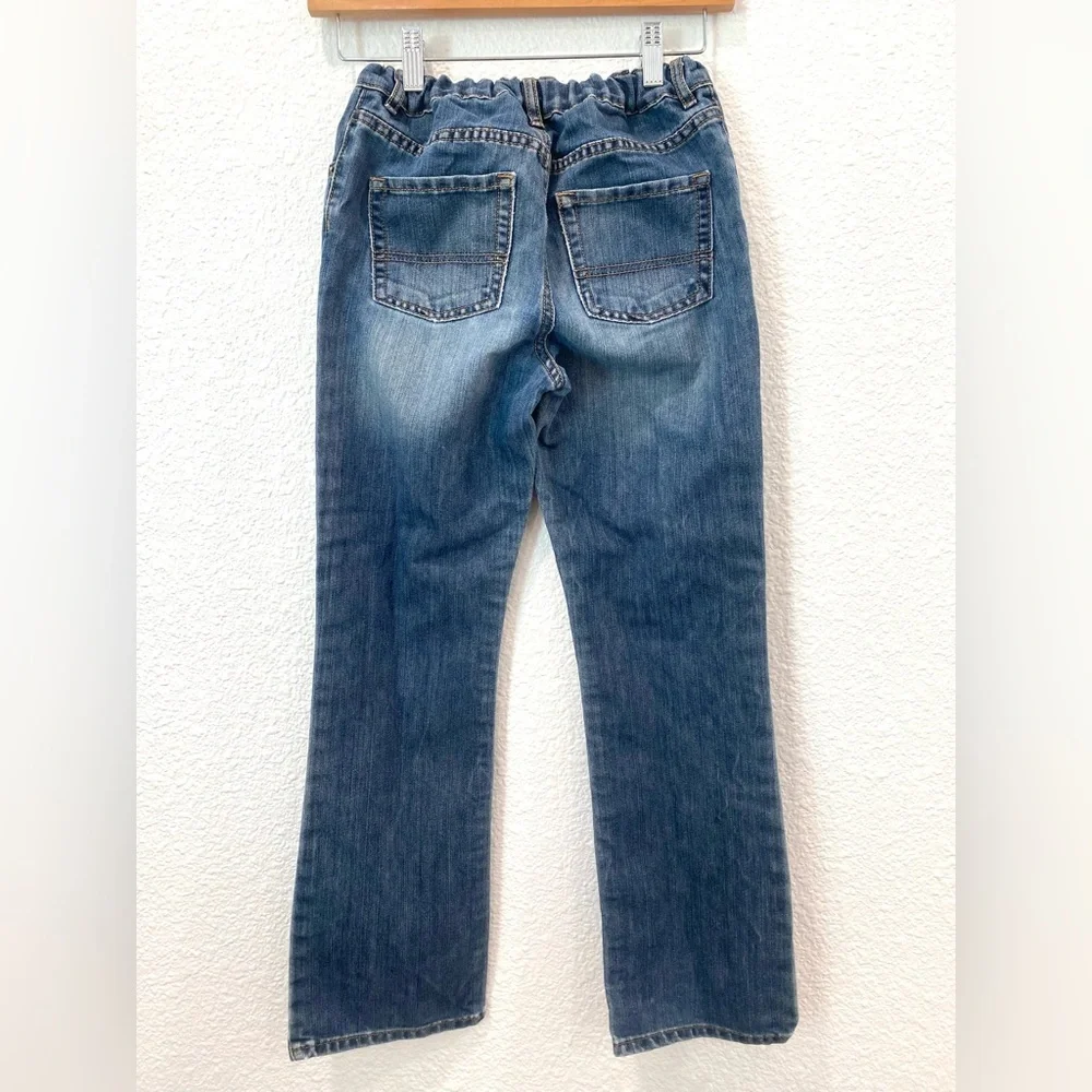 The Children's Place Boy’s Jeans Size 12 Bootcut Adjustable Waist Medium Wash